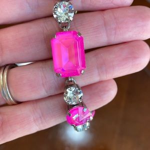 Sorrelli Pink Mutiny Bracelet - Hot Neon Pink!